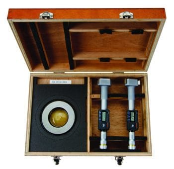 Mitutoyo 468-989 Digimatic Holtest Three-point Bore Micrometer w/ Non-Interchangeable Head Set 2-3" w/SPC IP65