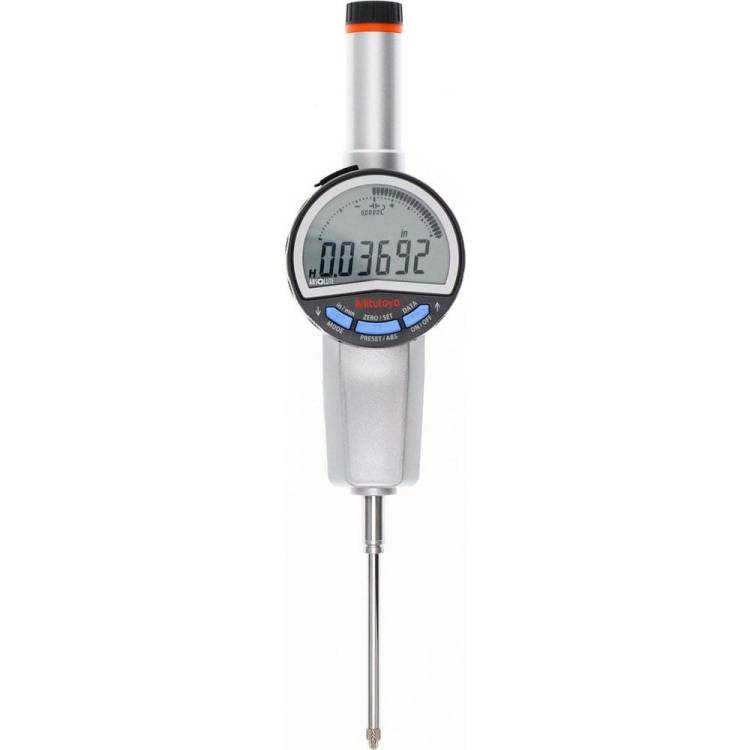 Mitutoyo 543-732B-02 Absolute Digimatic Indicator ID-C Standard Type 0-2" w/SPC Flat Back ASME 3/8 Stem